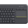 Ασύρματο πληκτρολόγιο και ποντίκι Logitech K400 Plus (920-007145) Αγγλικά πλήκτρα